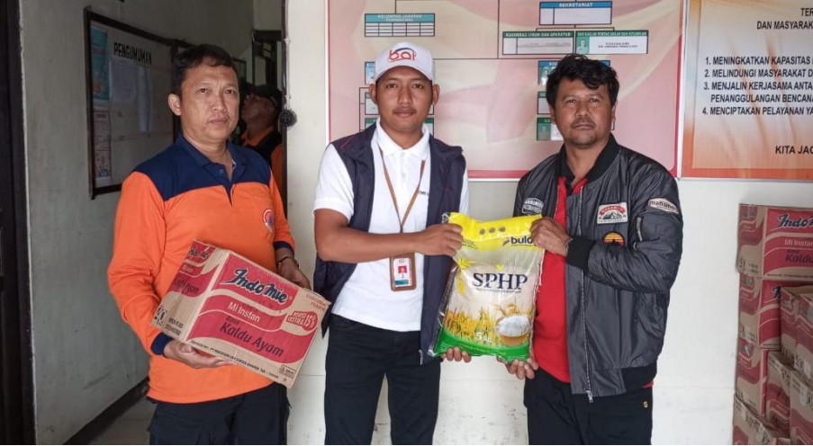 PT BAI Kembali Tunjukkan Aksi Kepedulian, Salurkan Bantuan Sembako untuk Korban Banjir di Mempawah melalui BPBD